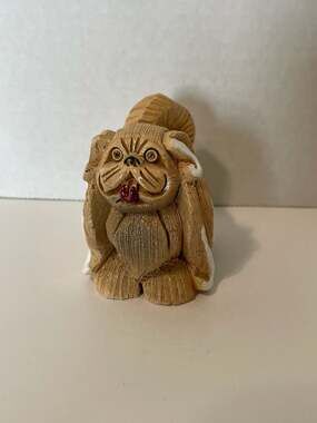 Artesania Rinconada Pekingese Dog Figurine #101